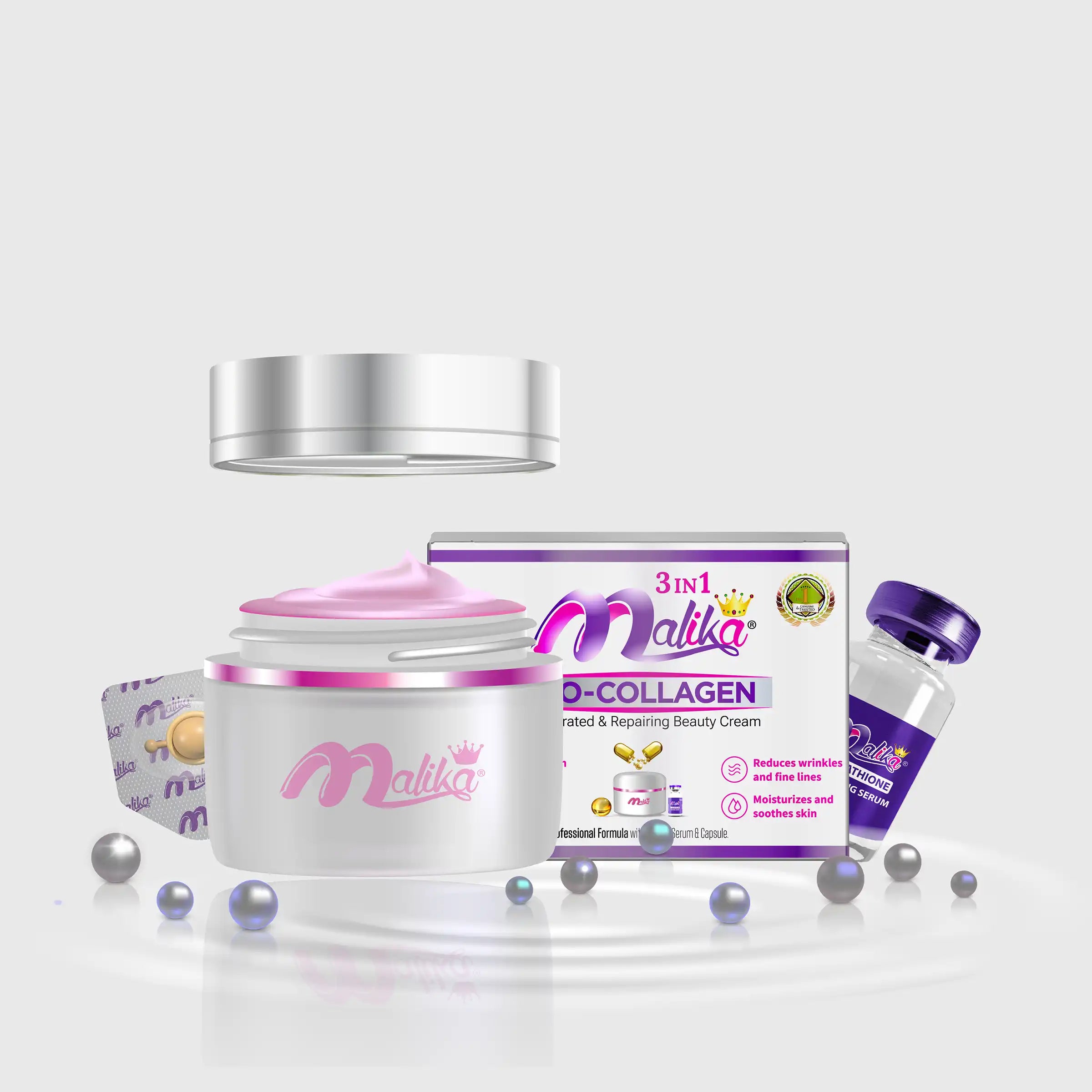 Malika Pro Collagen 3-in-1 Beauty Cream