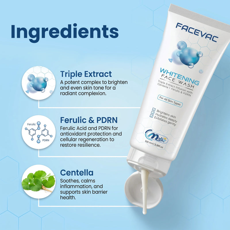 FaceVac- Whitening Facewash