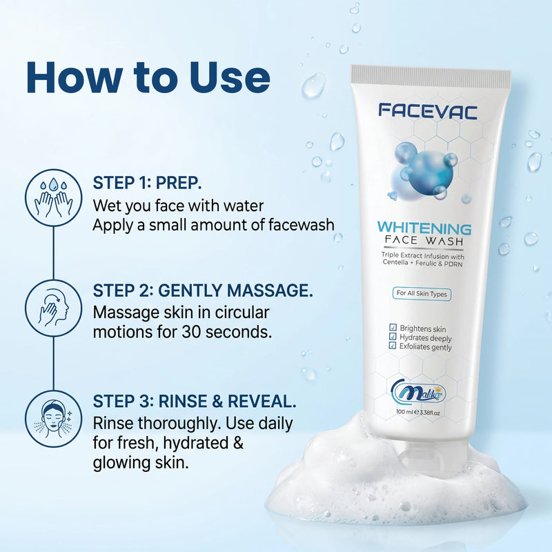 FaceVac- Whitening Facewash