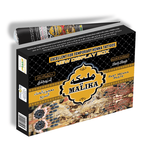 Malika Black Fast Henna Paste Cone