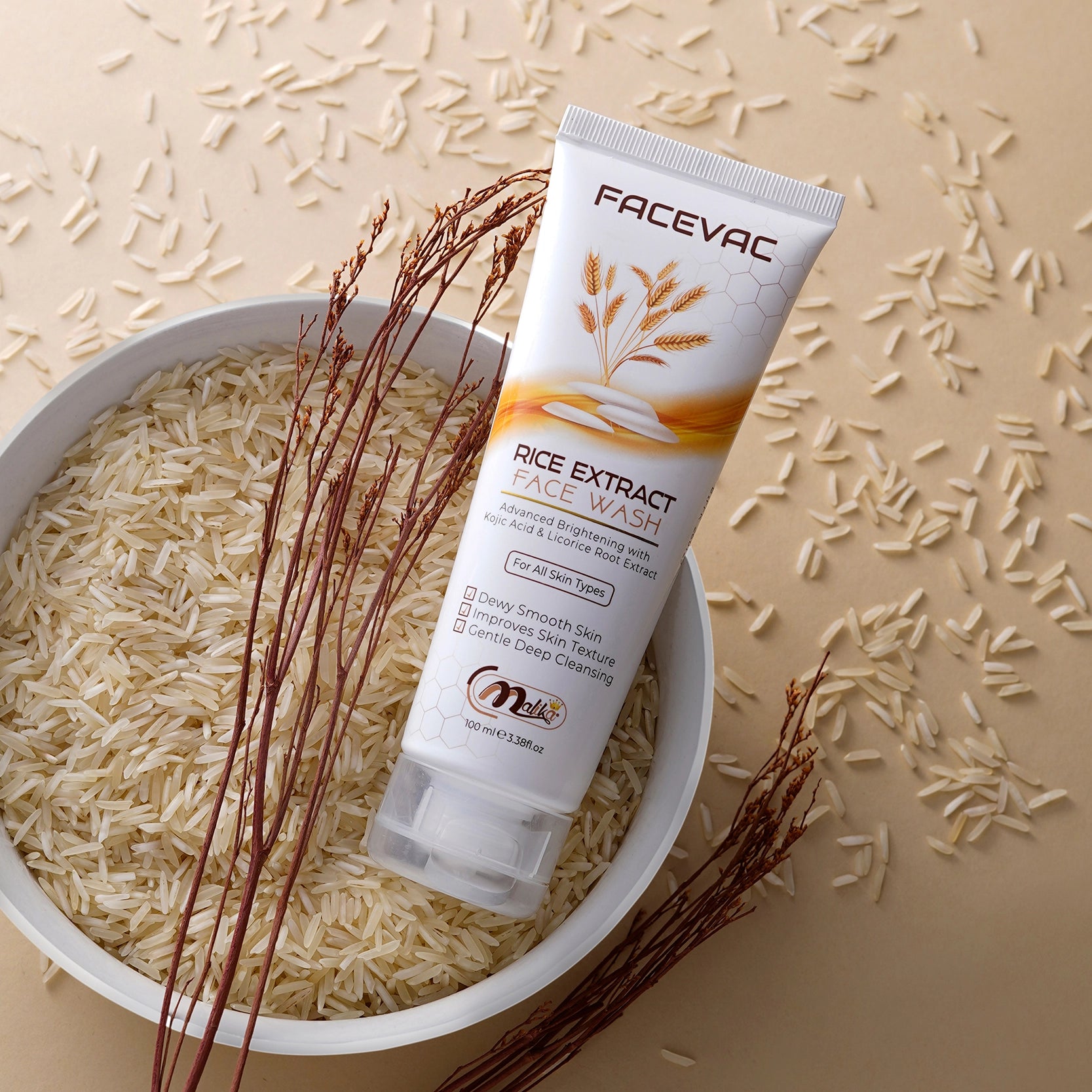 FaceVac- Rice Extract Facewash